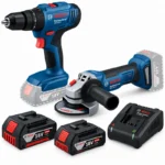 Ааккумуляторная ударная дрель-шуруповерт Bosch Gsb 183-LI + Gws 18V-8 Combo