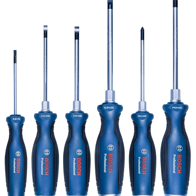 bosch_screwdriver_set_1600A016BF_800x800 Набор отверток Bosch SL/PH , 6 шт — изображение 1